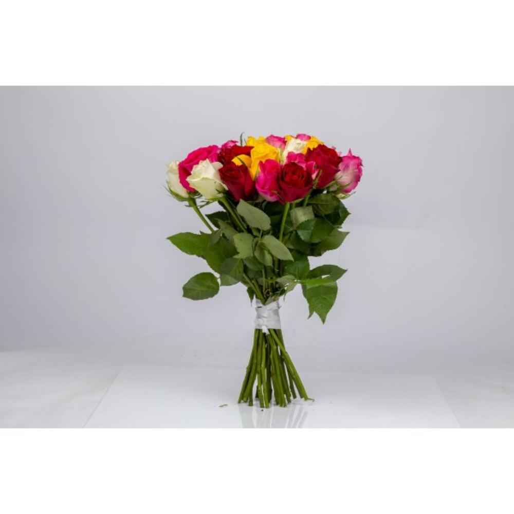 Букет из 25 роз MIX, длина 50см